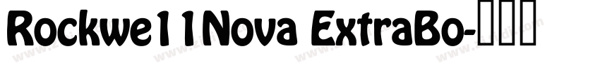 Rockwe11Nova ExtraBo字体转换